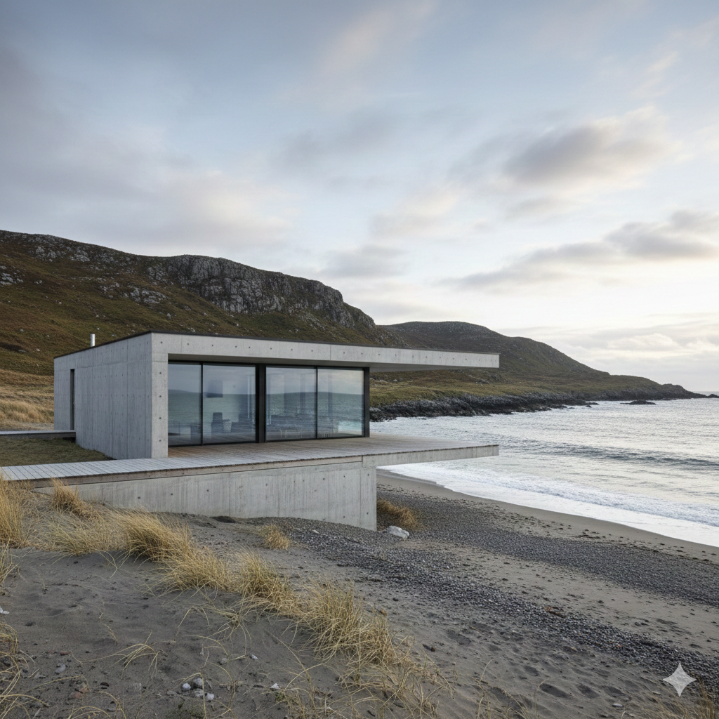 Neuolith 3D-printed beach house concept